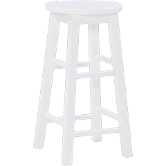 White stool